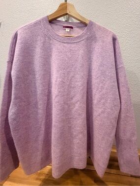 J. Crew Soft Lavender Crewneck Sweater